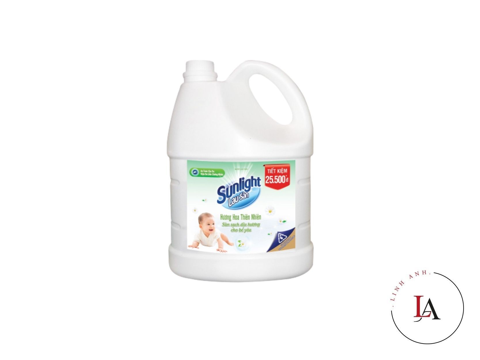 Nước lau sàn Sunlight 3.6Kg/3.59L hương hoa thiên nhiên